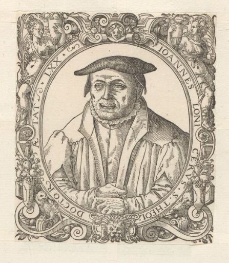 Portrait of Johannes Lonicer at the age of 70