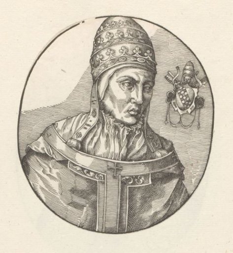 Portrait of Pope Boniface IX