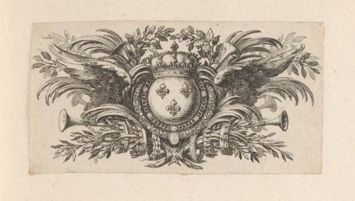 Cul-de-lampe with the coat of arms of France