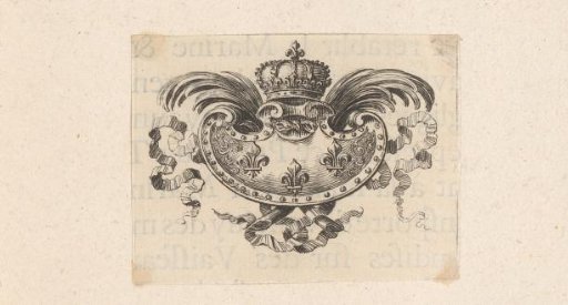Cul-de-lampe with a shield bearing the arms of France