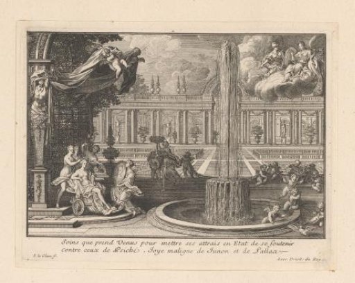 Venus at Her Toilet with Juno and Minerva in the Upper Right