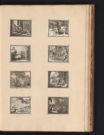 Eight scenes from Ovid's Metamorphoses