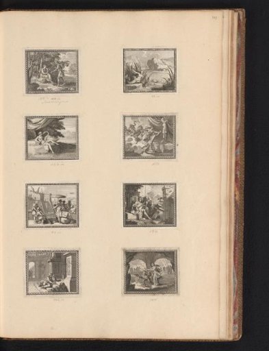 Eight scenes from Ovid's Metamorphoses