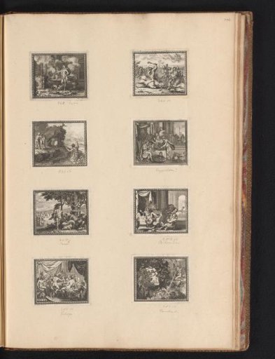 Eight scenes from Ovid's Metamorphoses