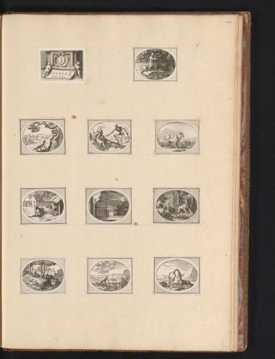 Eleven prints from the fables of Aesop