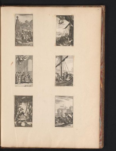 Six Prints with Various Scenes from the Life of Cleopatra VII