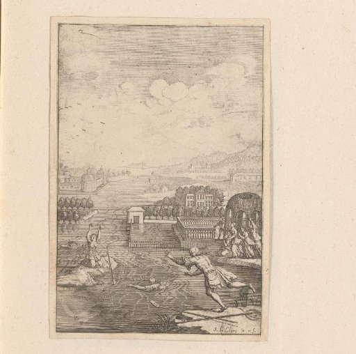 Shepherds Clindor and Tirène Throw Themselves into the Water to Rescue Télézis