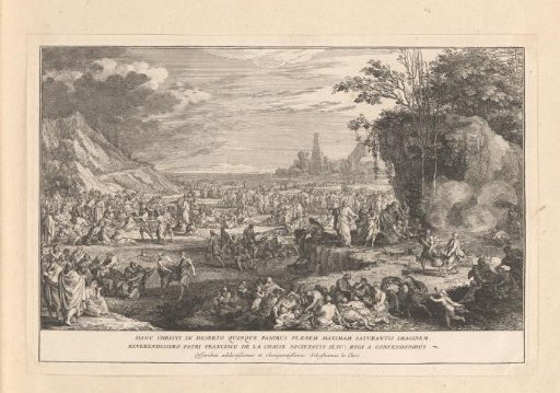 The miraculous draught of fishes and the miraculous feeding