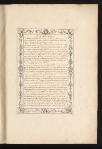 Frontispiece in an ornamental frame