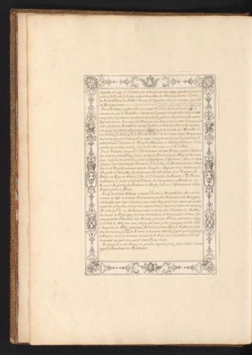 Frontispiece in an ornamental frame