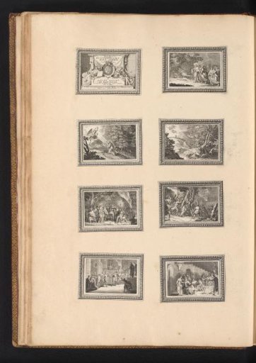 Title print and seven prints from: Figures de la Passion D.N.S. Jesus Christ, with scenes of the Passion of Christ