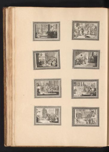 Eight prints from: Figures de la Passion D.N.S. Jesus Christ, with scenes of the Passion of Christ