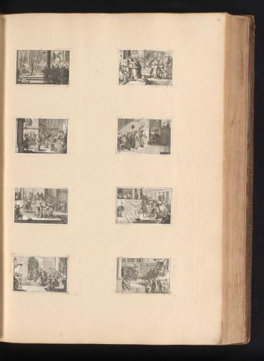 Eight prints from: Figures de la Passion D.N.S. Jesus Christ, depicting the Passion of Christ