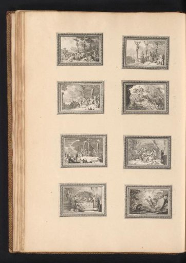 Eight prints from: Figures de la Passion D.N.S. Jesus Christ, depicting the Passion of Christ