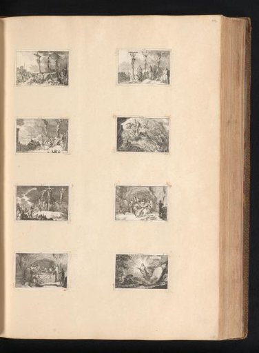Eight prints from: Figures de la Passion D.N.S. Jesus Christ, depicting the Passion of Christ