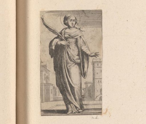 Saint with a palm branch
