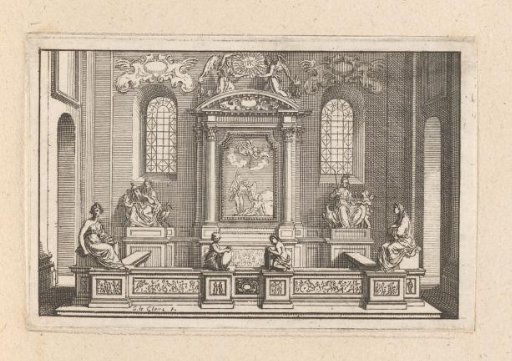 Vignette with the Chapelle des Condé in the Église Saint-Paul-Saint-Louis