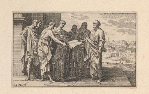 Vignette with Saint Peter among Other Figures
