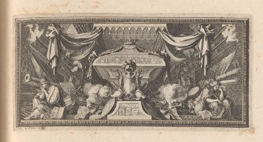 Vignette with the Tomb Monument of Turenne