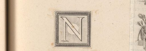 Initial 'N' with a Radiant Sun
