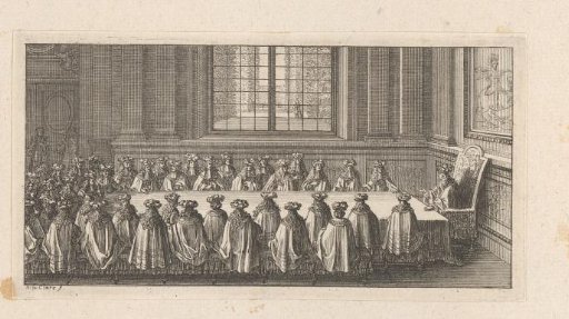 Knights of the Order of the Holy Spirit Around a Table