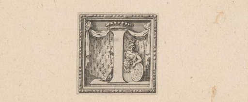 Initial 'I' with Minerva