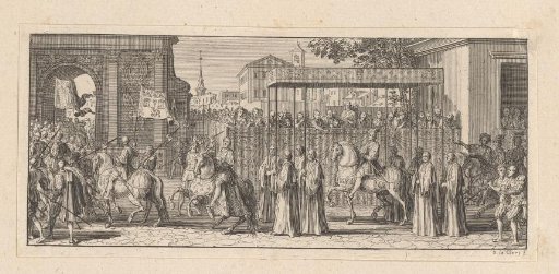 Vignette with the entry of Francis I of Valois-Angoulême into Toulouse