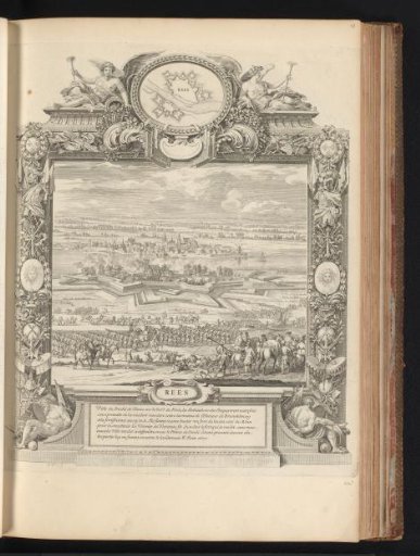 Capture of Rees, in a cartouche