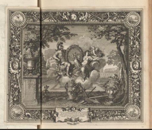 Allegory of Spring, in a cartouche
