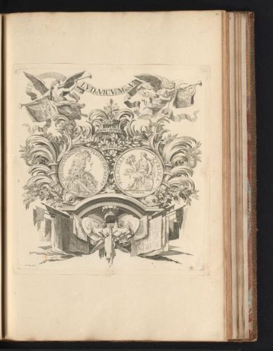 Medal with an allegory on Louis XIV