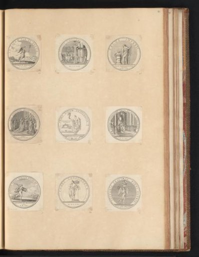 Nine Medals in Honor of Louis XIV