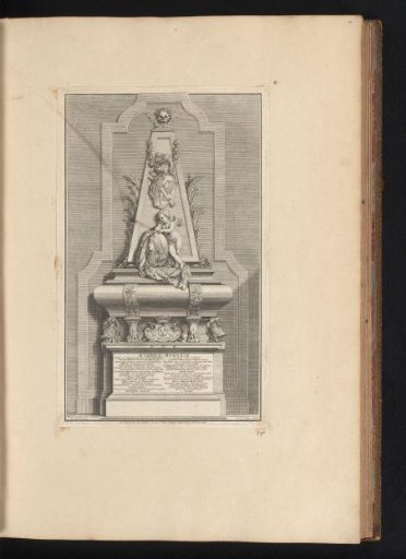Tomb monument of Henri Bonneau de Trassy in the cathedral of Tournai