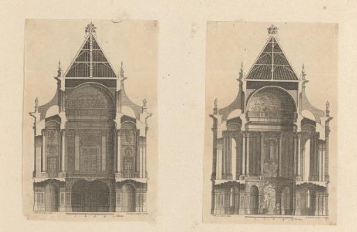 Two Cross-Sections of the Chapel at Versailles