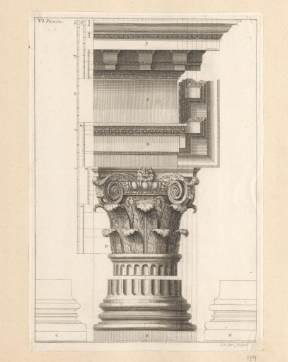 Schematic Representation of a Corinthian Column