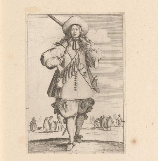 Young soldier with a musket