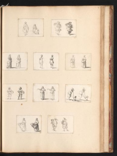 Ten drawing examples of various figures