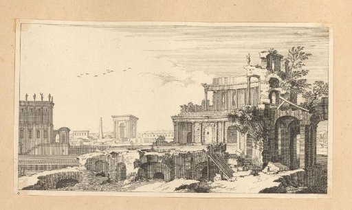 View of a classical ruin