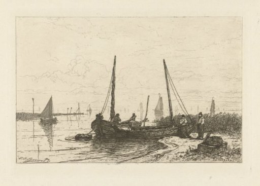View of the Zuiderzee near Spakenburg