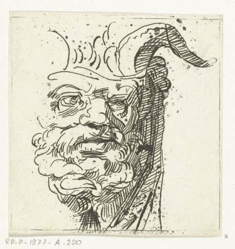 Head of a satyr
