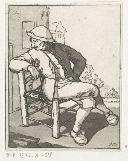 Seated man