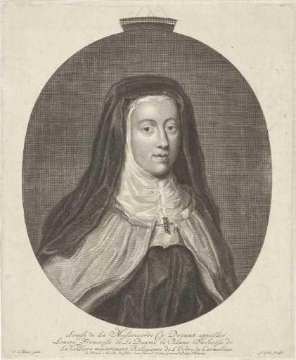 Portrait of Louise de la Misericorde, alias Françoise de La Baume Le Blanc de la Vallière