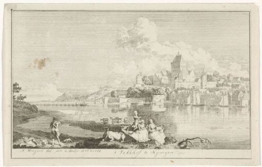 View of the Valkhof in Nijmegen