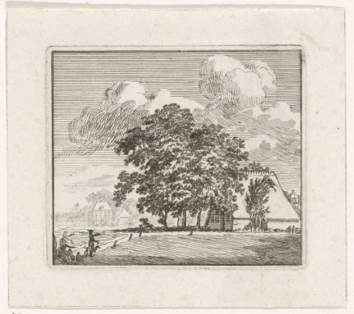 Farmhouse in a landscape