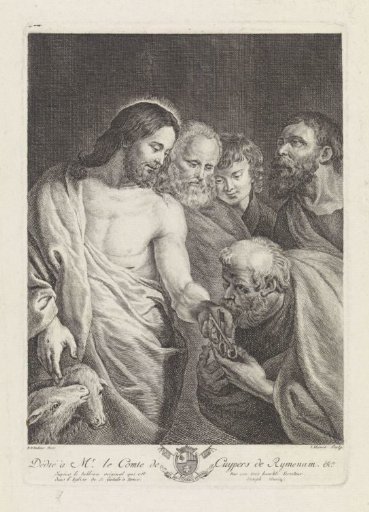 Peter Receiving the Keys from Christ