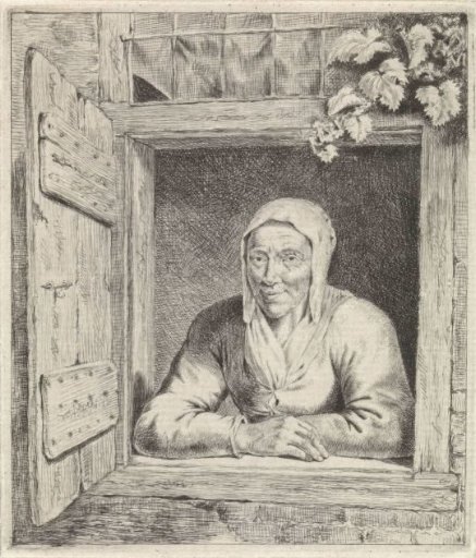 Woman in a window