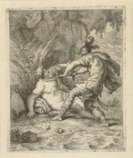 Peleus captures Thetis