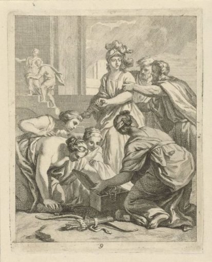 Achilles and the daughters of Lycomedes