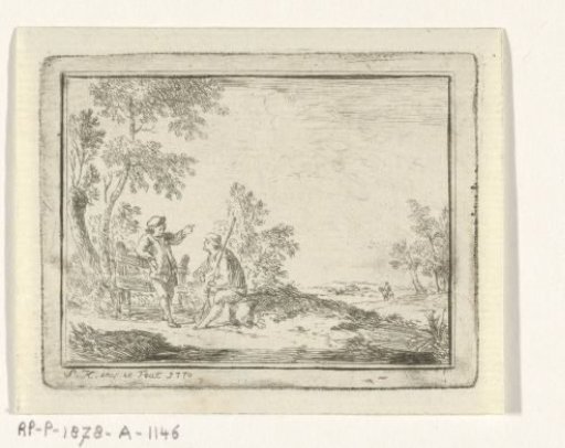 Landscape with Peasant and Shepherd