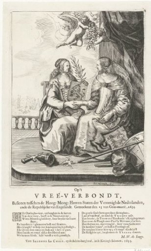 Satirical Print on the Peace of Westminster, 1654