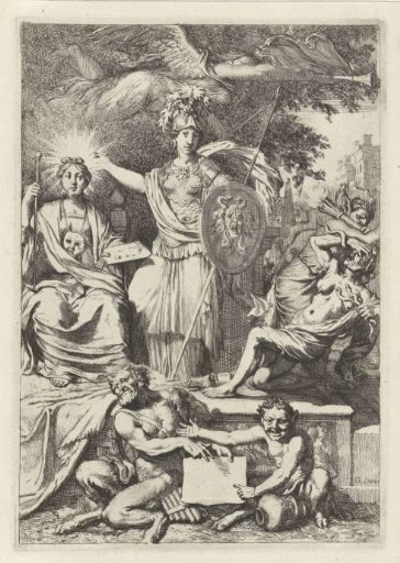 Minerva protects Painting
